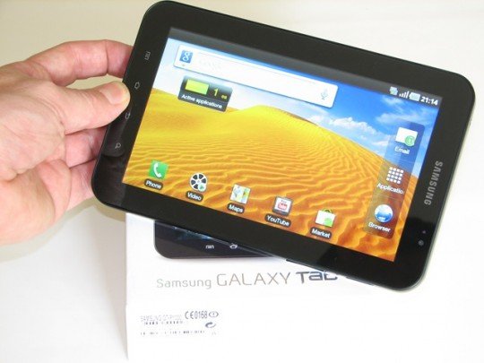 Samsung Galaxy Tab Available in the UK