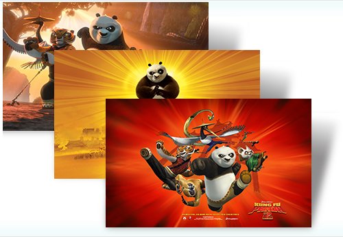 Kung Fu Panda 2 Windows 7 theme