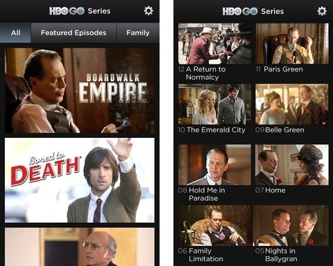 HBO Apps, iPhone, iPad, Android 