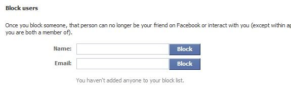 BLOCK USERS