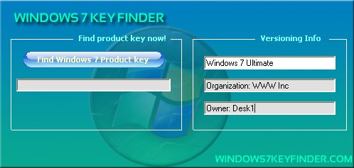 Free Windows 7 Product Key Finder