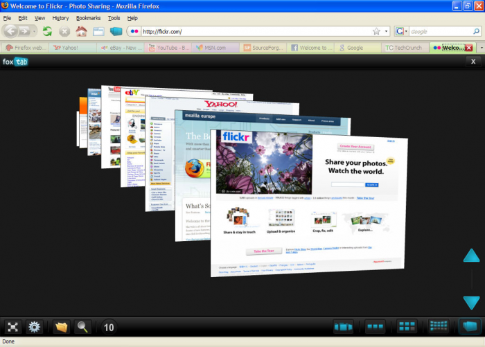 FoxTab adds attractive 3D tab management to Firefox