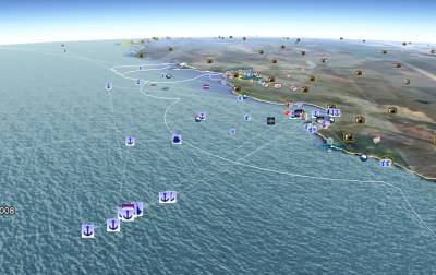 Google Earth 5.0 with Ocean Depth