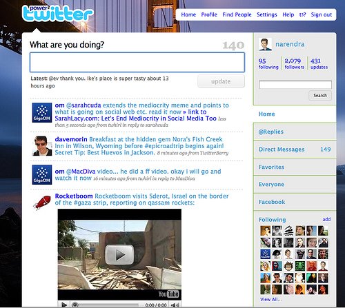 Power Twitter: Display Flickr photo and online videos on Twitter