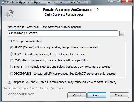 Compress Portable Apps Size with AppCompactor