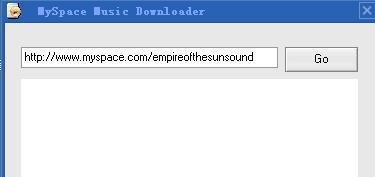 Download Music from MySpace: Myspace Music Downloader