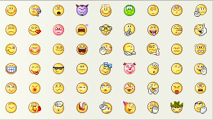 How to insert hidden emoticons in yahoo messenger