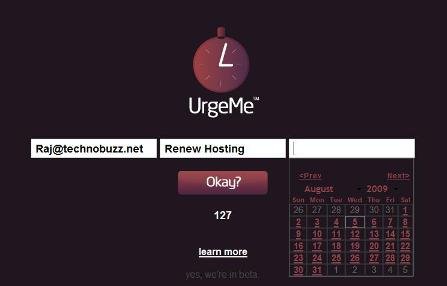 Get Reminders Via Email: Urge Me