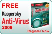 Free Kaspersky Anti Virus 2009 License Key