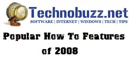 Popular How To Features of 2008
