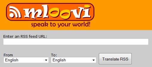 Translate RSS feeds into 24 languages with Mloovi