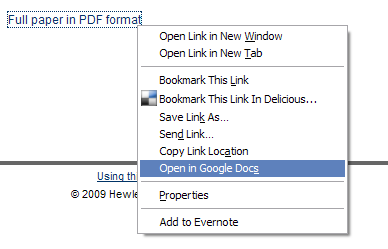 Open Any Web Document Directly in Google Docs