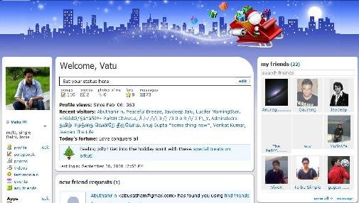 Orkut Christmas Theme