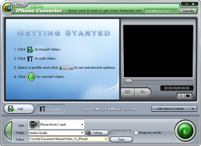 Free iPhone Video Converter