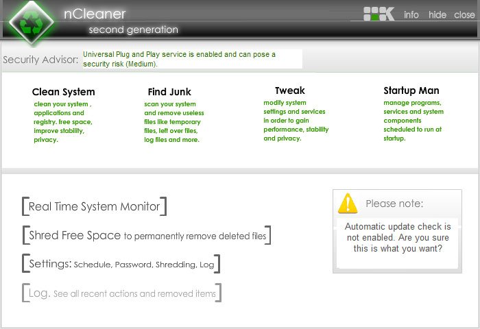 ncleaner