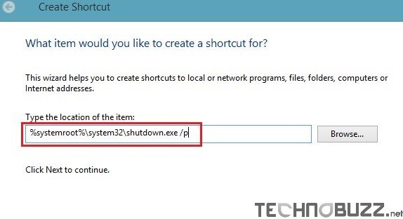 Create Shortcut