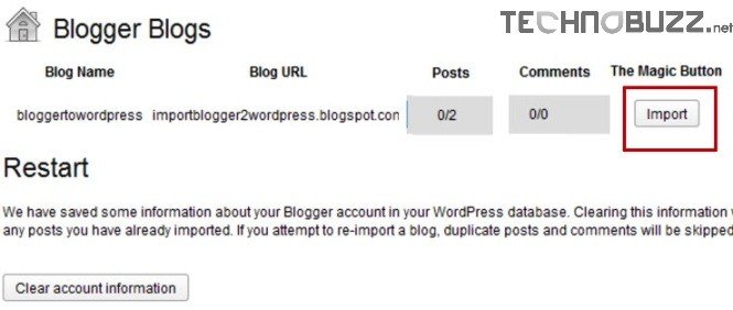 Import Blogger to WordPress