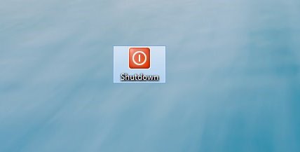 Windows 8 Shutdown Button