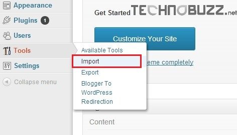 Wordpress Import