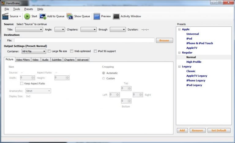 best settings for handbrake 2017 best settings for handbrake 2017