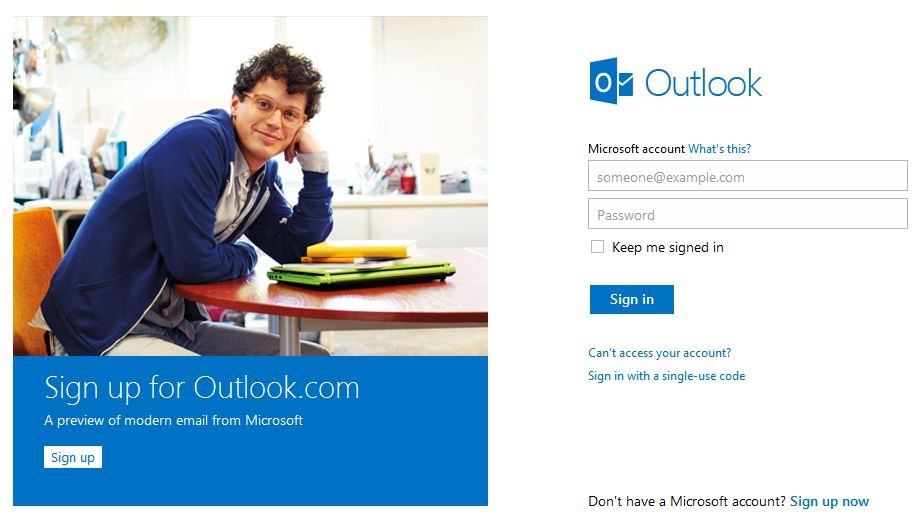 Create New Outlook Email Account