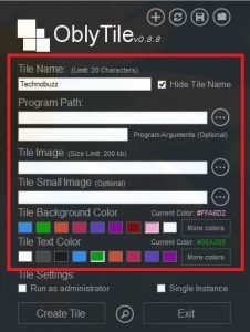 Create Windows 8 Metro Tile Icons With OblyTile - TechnoBuzz | How to ...