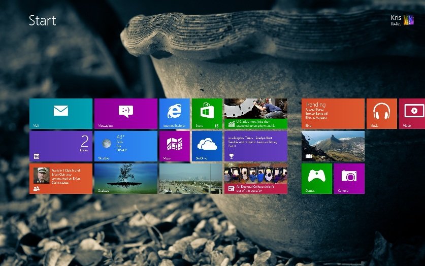 Windows 8 Start Screen Tile Customization