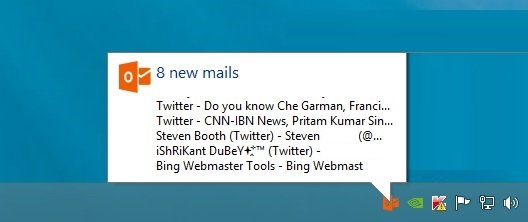 Howard Outlook Email Notifier