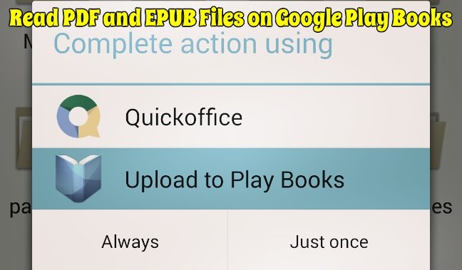 Read PDF and EPUB Files on Google Play Books