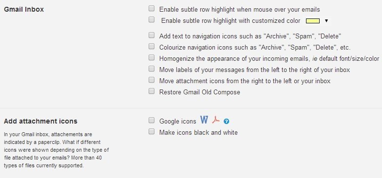 Customize GMail Look