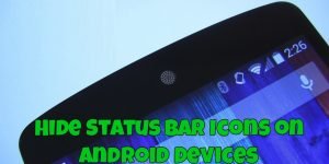 Clean up Your Status Bar by Hiding Icons